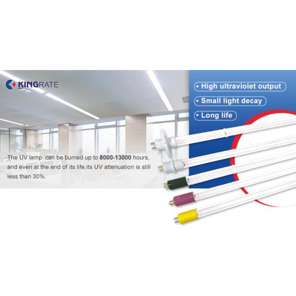 H - Shape 17mm UV Disinfection Lights 18W 24W 36W 55W 95W Ultraviolet UVC Germicidal Lamps