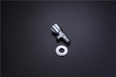 Silver Angle Valve Tap Wash Basin Faucet 304 Stainelss Steel Household Easy Installation