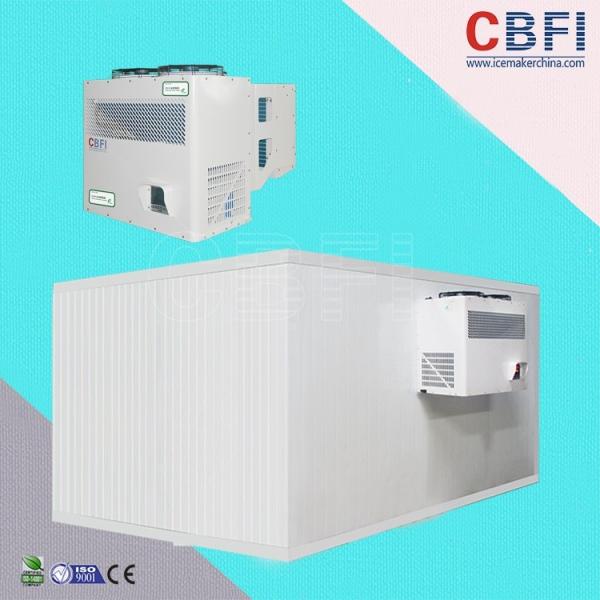 Sala fria do congelador fácil da instalação/sala fria do marisco com porta deslizante/porta de balanço