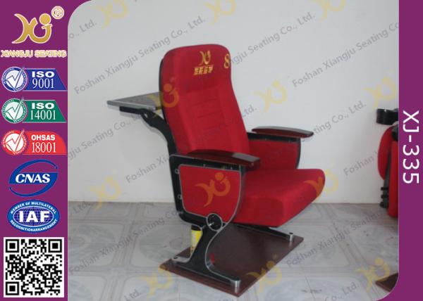 Anti Rust Aluminum Alloy Frame Theater Church Auditorium Chairs Fixed On Floor Type