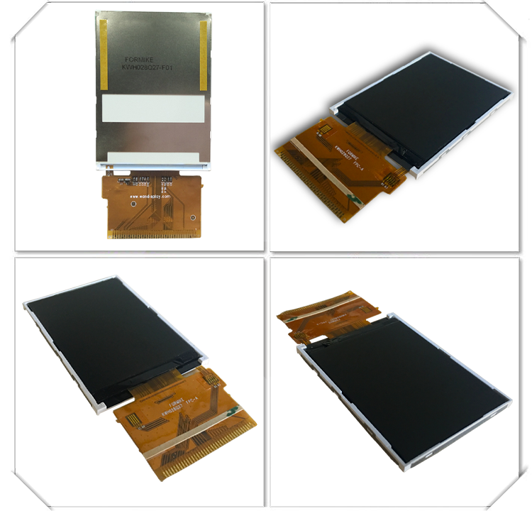 240x320 QVGA monochrome 2.8 Inch TFT Display Small LCD Screen 3.2V