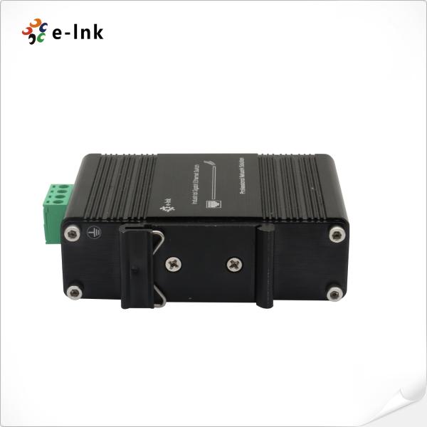 Mini Industrial 100M Multimode Fast Fiber Media Converter SC RJ45 Ethernet  PoE+ Media Converter