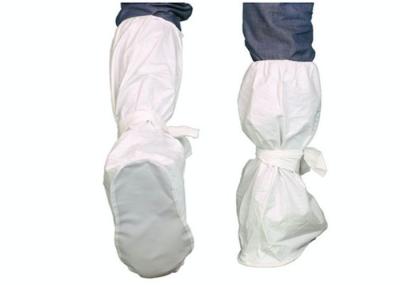 Microporous Disposable Boot Covers Convenient Portable With Pvc Sole