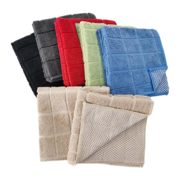 Serviettes polyvalentes de Microfiber de tissus de Buff Super Absorbent Microfiber Cleaning