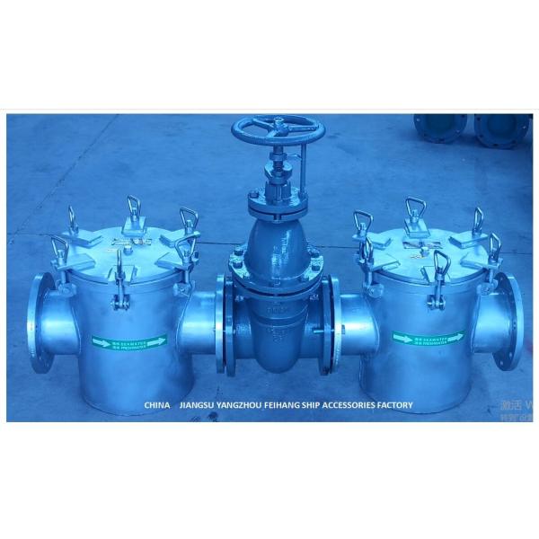 Marine Sea water Filter For Daily Fresh Water Pump AS150 CB/T497-2012 Carbon Steel Galvanized Stainless Steel Filter