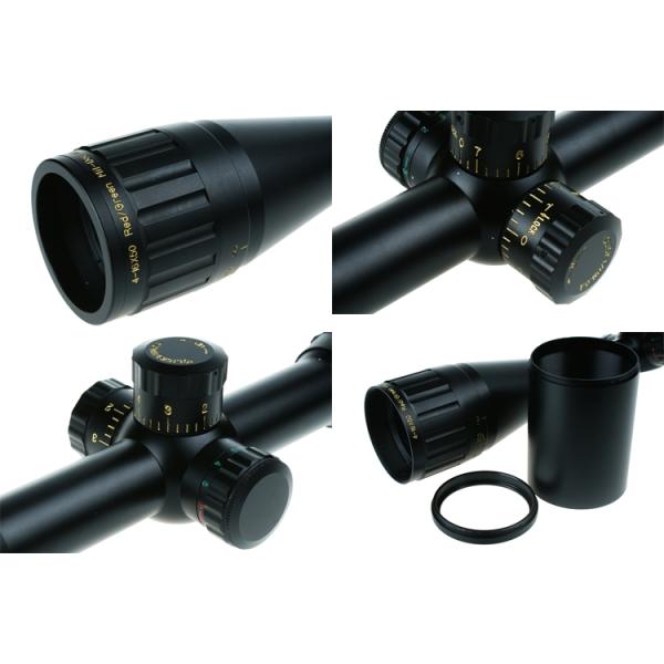 11mm/22mm Base Width Red and Green Illuminated 4-16x50 Scope for Long Range Shooting