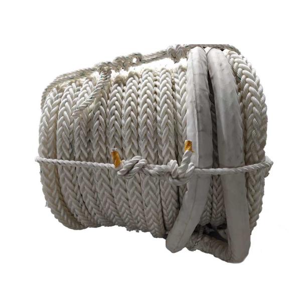 Defense Industry Atlas Mooring Rope 72mm X 220 Meters High Break Strength