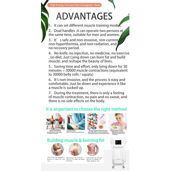 LF-448 HIEMT fat burning muscle stimulator beauty equipment