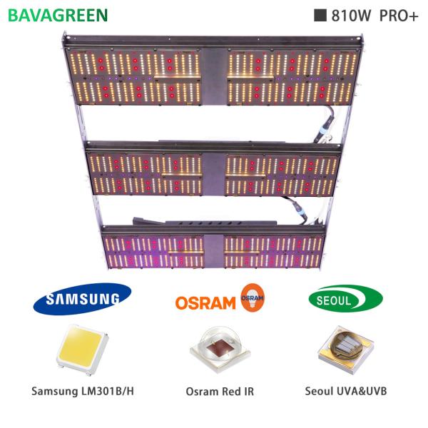 O diodo emissor de luz comercial UV esperto do IR cresce as luzes Samsung 301H para a hidroponia de Hortibloom
