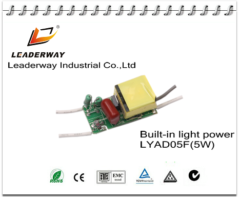 high PF open frame LED power driver 5W with CE standard