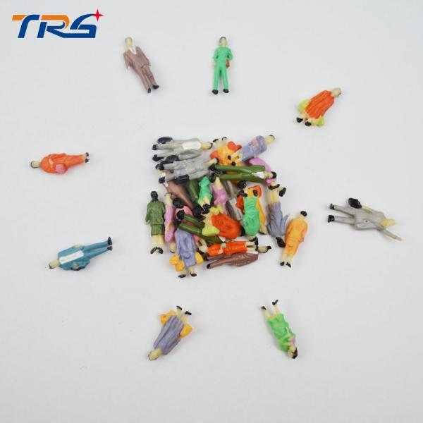 1:87 Painted Mix Model Train HO People Figures