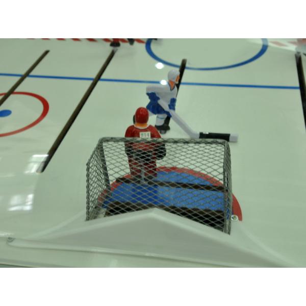Professional Rod Hockey Table 5mm Acrylic Dome Hockey Table With Silver Plastic Corner
