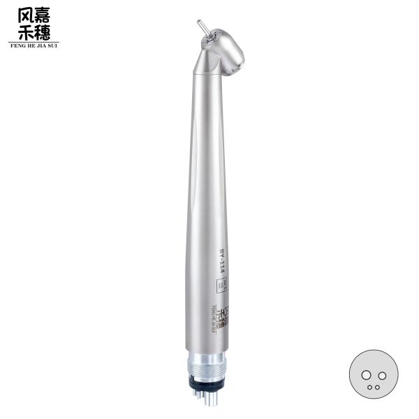 Dental High Speed 45 Degree Surgical Handpiece Sus304 4 Points Spray Backflow Prevent