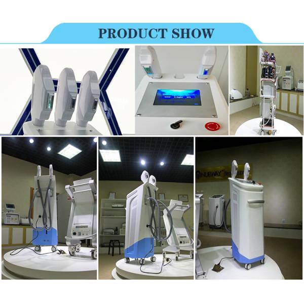 Nubway Manufacturer Two Handles IPL SHR Hair Removal/Skin Rejuvenation System NBW-SHR212