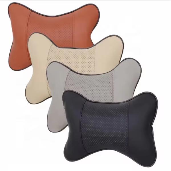 Car Neck Pillow Pack of 2 Breathable Headrest Cushion for Neck Support and Relaxation