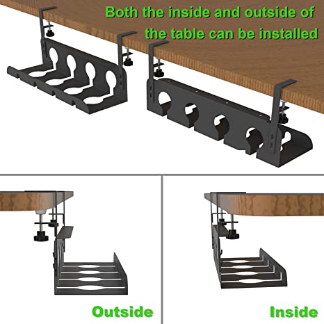 Under Desk Cable Wire Management Tray with Powder Coating and ISO ROHS Certificate