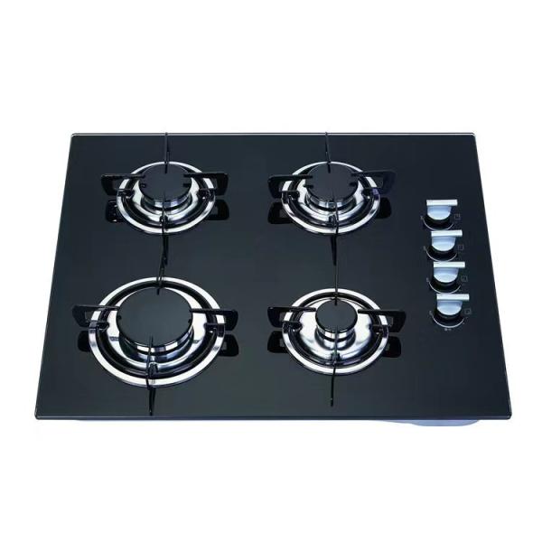Tempered Glass Hob 60cm Radiant Coil Burner Electric Cooktop with Dual-cooker Cooktop