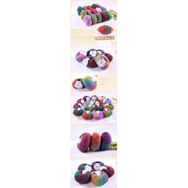 Прочная Washable пряжа смеси хлопка шерстей, анти- пакостя пряжа смешивания хлопка