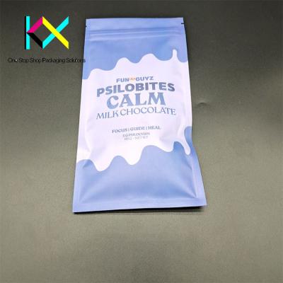 Flex Foil Compostable Packaging Bags Flat Bottom Zipper Pouch For Food