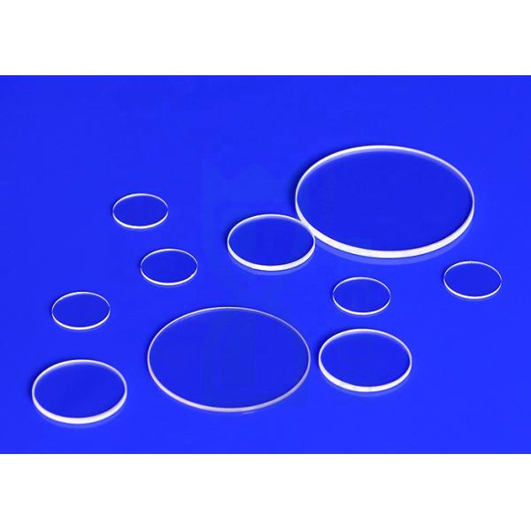 Double Convex Transparent Round Quartz Glass Plate For Metallurgy