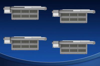 Impressora UV potente cilindro 4 bocal cilindro de piso plano