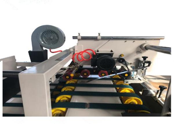 Electrical Corrugated Folder Gluer Machine Durable For Domestic / Industrial