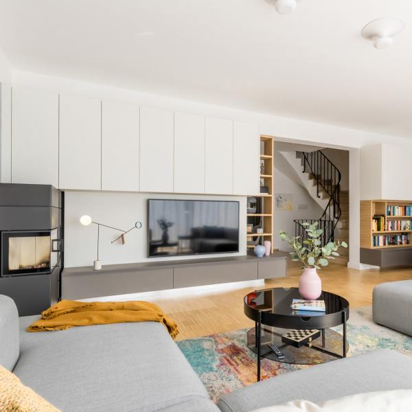 Contemporary Grey White Lacquer TV Cabinet Stand Bench