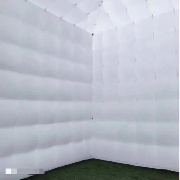 White Inflatable Structures Exhibition Tent White Large Inflatable Show Cube Tent for Advertising Events