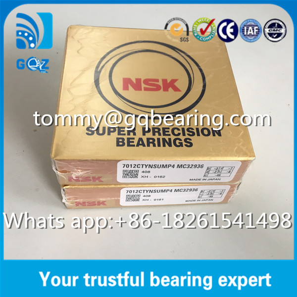P4 Precision NSK Super Precision Bearings Angular Contact 7012CTYNSUMP4 60*95*18mm
