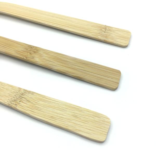 Compostable Disposable Cutlery Set Eco Friendly Bamboo Fork Spoon Knife for Everyday