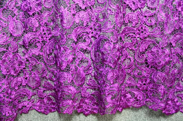 Garment Accessories Chemical Lace Fabric  Water Soluble lace fabric in Different  Color