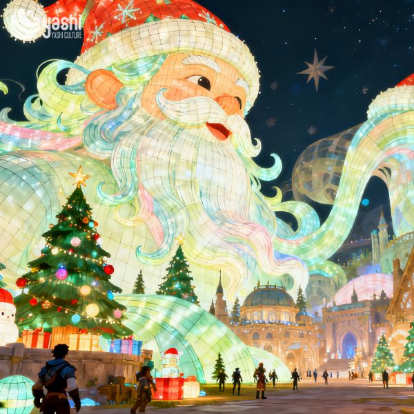 High-Quality Santa Claus Decorative Lanterns – Christmas Outdoor Decorative Lanterns for Holiday Decoration