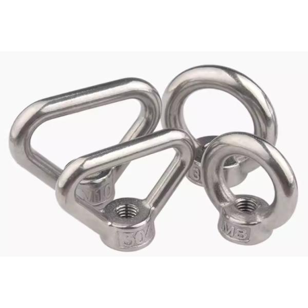 M12 M18  Stainless steel eye Nut SS304 SS316 A2 A4-81 Customized Size Plain finish
