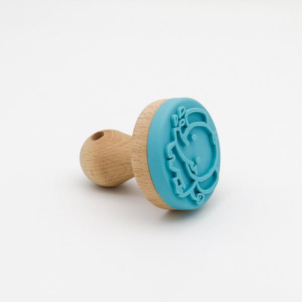BEECH Wooden Stamp 63mm Colorful Wooden Biscuit Cookie  Stamps