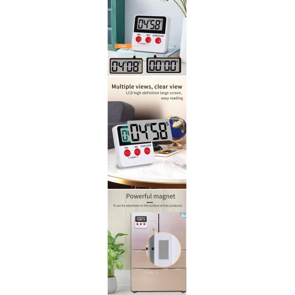 DTH-68W Digital Count Up And Down Magnetic Timer Clock With Alarm Fast Setting For Cooking Digital Countdown Kitchen Timer