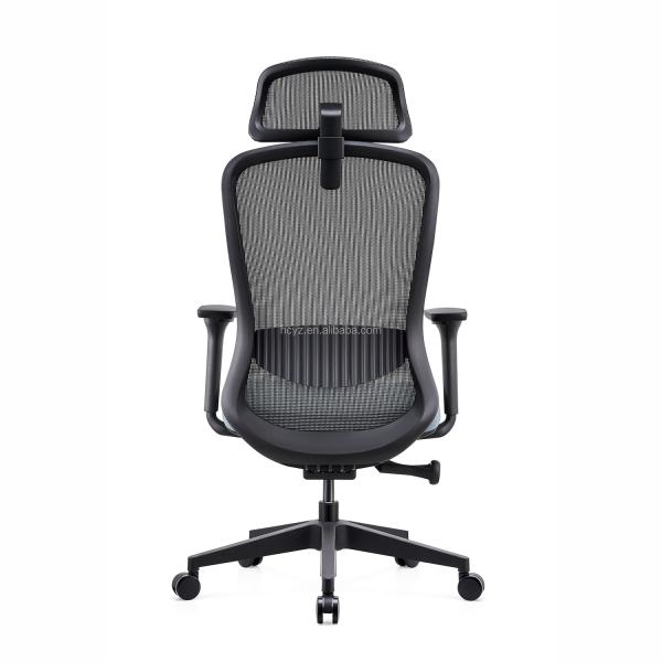Factory Wholesale Quality Revolving High Back 4D Adjustable Chairs Mesh Ergonomic Work Staff Computer Office Chair Reclining