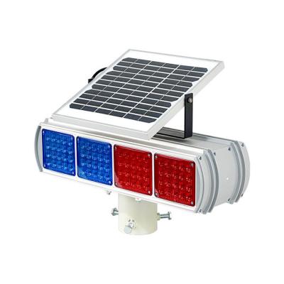 Solar Traffic Blinker IP55 Aluminum Rustproof Solar Traffic Warning Lights