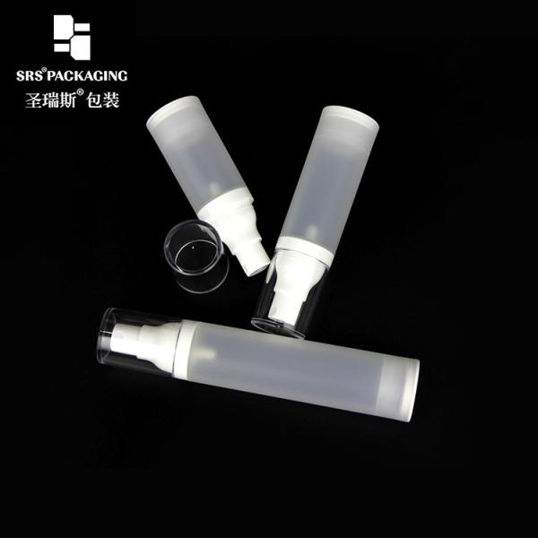 15ml 30ml 50ml plastic spray empty alcohol airless pump bottles frosted