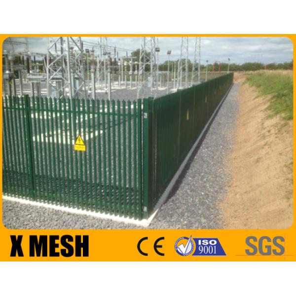 Металл безопасностью раздела 68mm w ограждая красный Pvc покрытый для химического завода