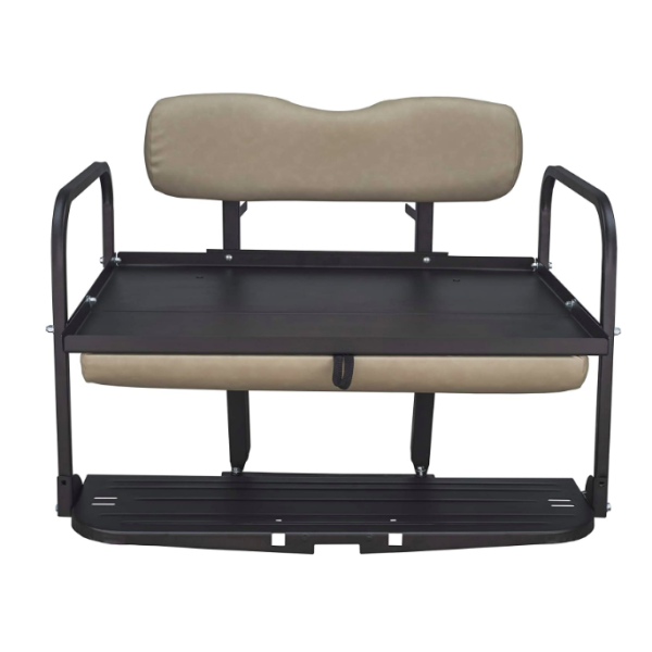 Golf Cart Rear Flip Seat Kit Flip Back Seat Material