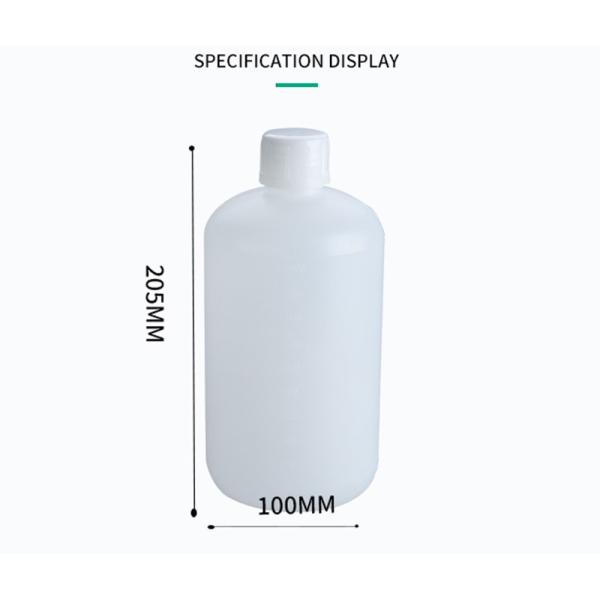 1L Capacity 25mm Caliber Round Bottle New HDPE Material