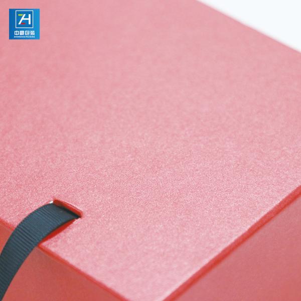 CMYK Printing Debossing Red Spot UV Cardboard Drawer Boxes