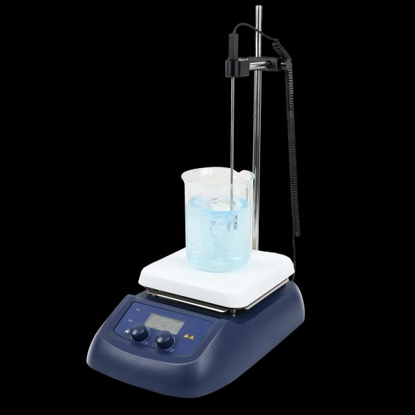 80rpm - 1500rpm Digital Hot Plate Stirrer 7 Inch LCD Heated Magnetic Stirrer