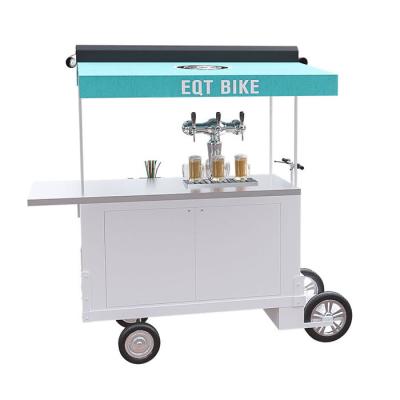 Carro comercial da bebida do estilo de Europa, carro luxuoso da bicicleta da cerveja do OEM