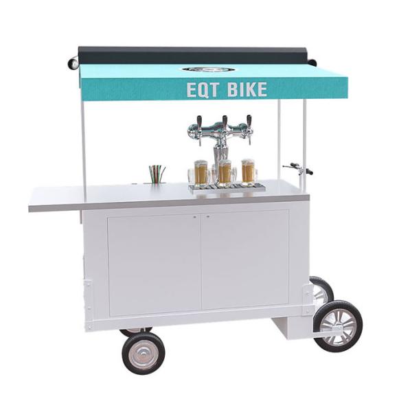 Carro comercial da bebida do estilo de Europa, carro luxuoso da bicicleta da cerveja do OEM