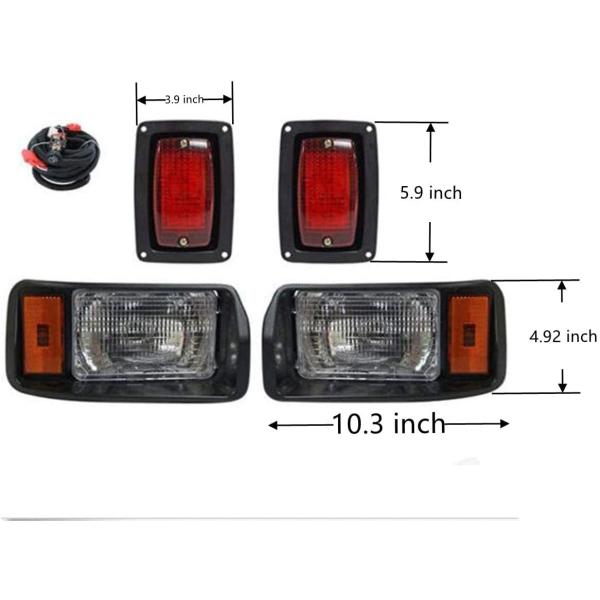 Набор фары и Taillight OEM тележки гольфа автомобиля 1993-UP клуба основной с проводами