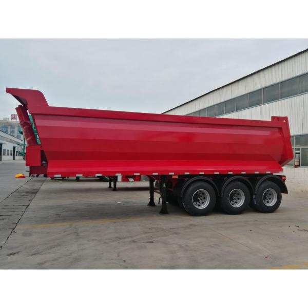 100 тонн двойных осей U-образный задний конец наклонитель нагрузчиков