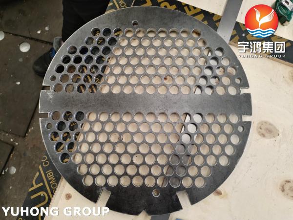 ASME SA36 Carbon Steel Plate Baffle For Tube Bundle Or Heat Exchanger