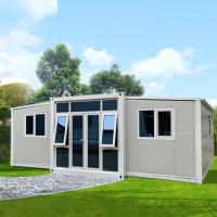 Casa de contenedores ampliable personalizada 2 dormitorios Casa modular prefabricada