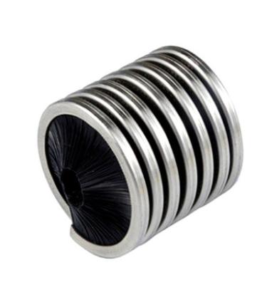 Espiral de nylon de limpeza da corrente dentro da escova da bobina